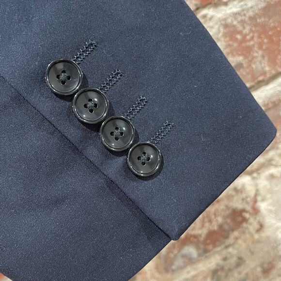 NEW Zara Man Basic Navy Blazer Size 40 - Picture 11 of 12